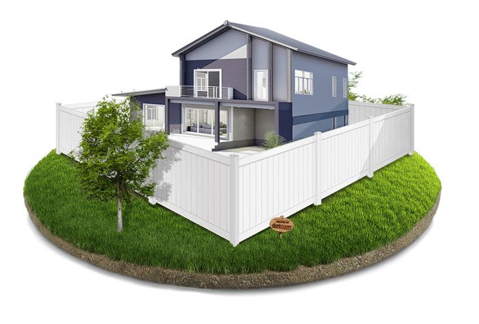 Residential Vinyl fence company in the Vestavia AL area.